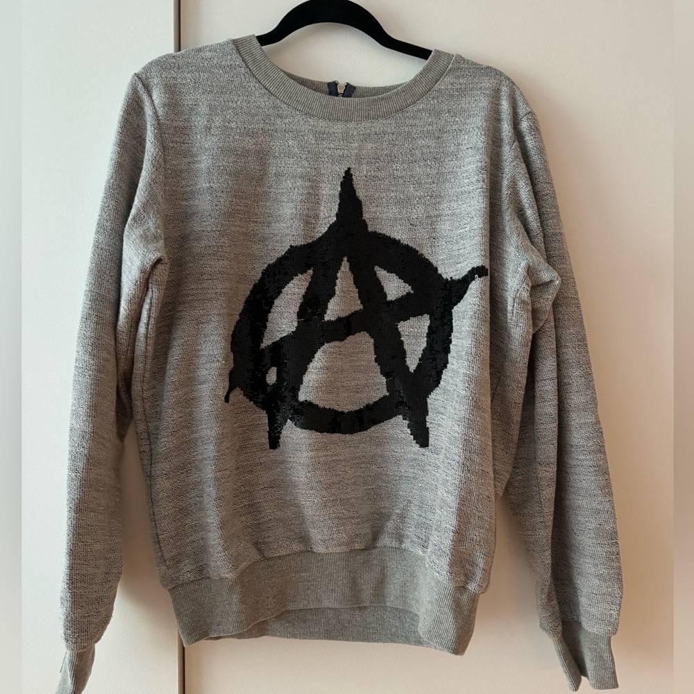 ASHISH Rare This Laughable Anarchy Sweatshirt Sweater Unisex Men S Women M - Picture 5 of 13